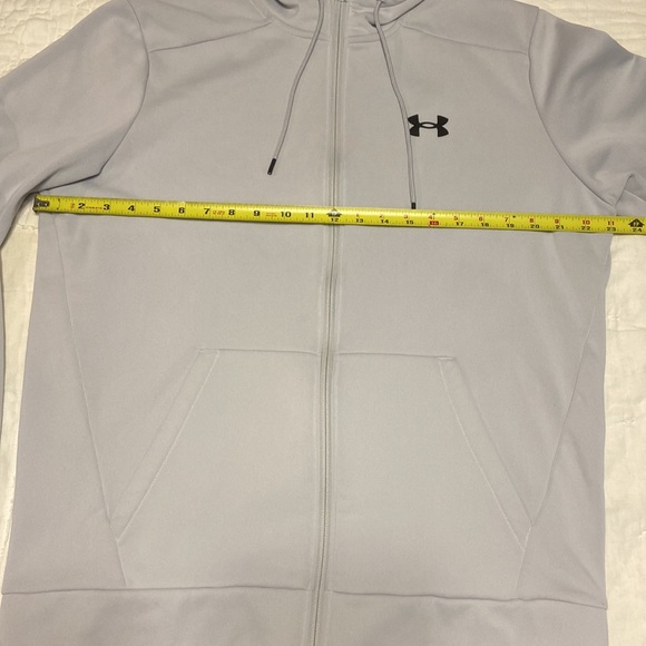 Under Armour. L. Zip Up. Silver. - Picture 3 of 5
